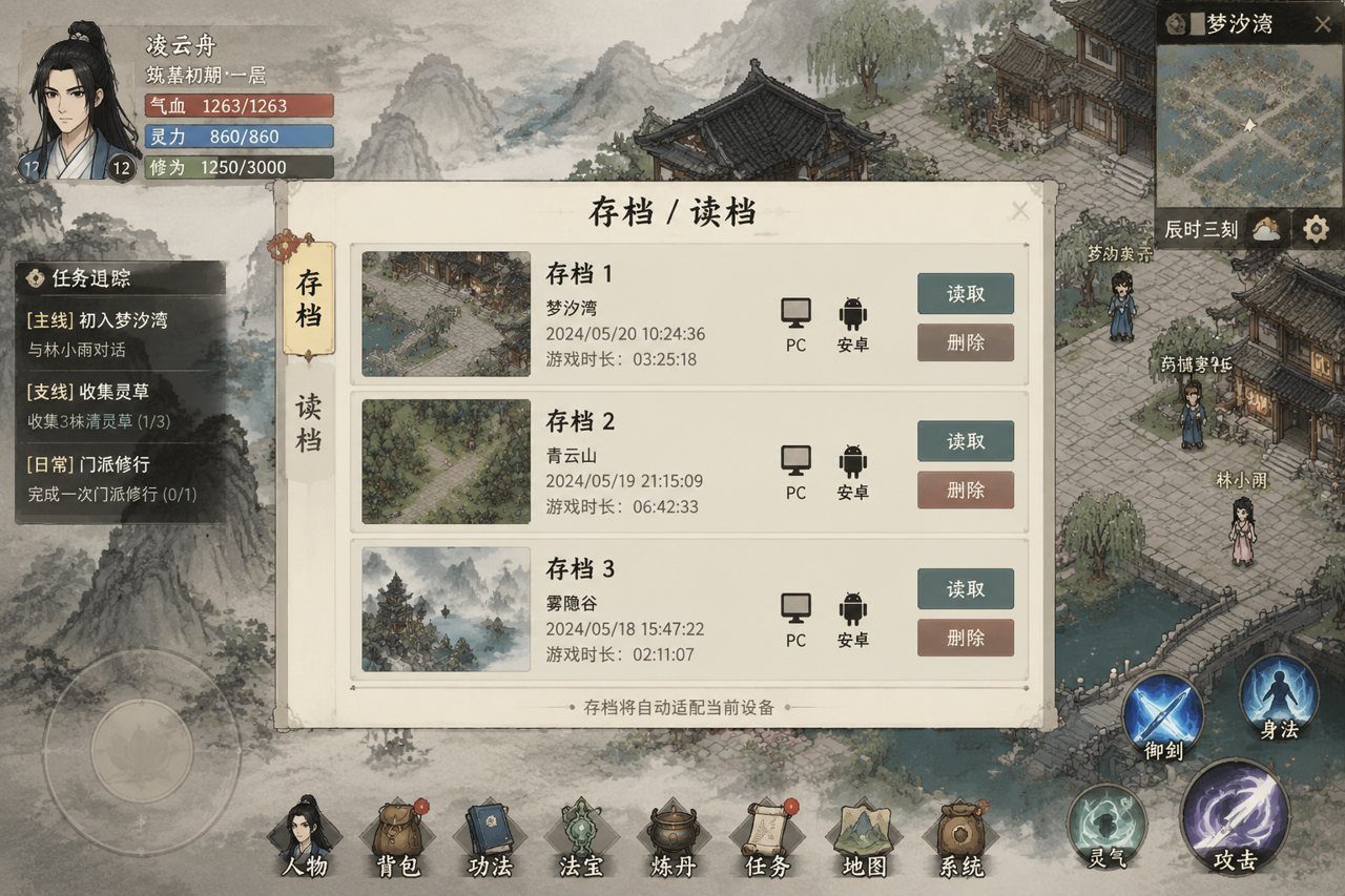 谪仙索欢录 地图探索 内容截图 1